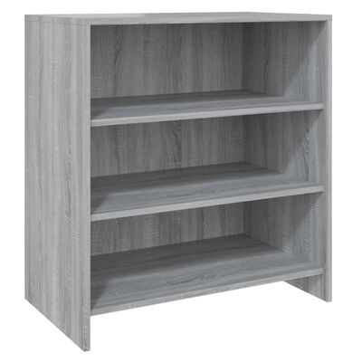 vidaXL 2 Piece Sideboard Gray Sonoma Engineered Wood