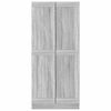 vidaXL Book Cabinet Gray sonoma Engineered wood Large Book Cabinet
