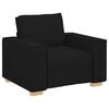 vidaXL Sofa Chair Black 39.4"x30.7"x33.1" Fabric