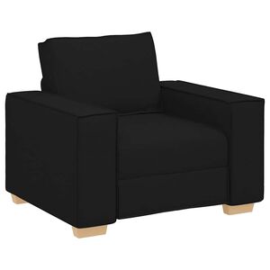 vidaXL Sofa Chair Black 39.4"x30.7"x33.1" Fabric