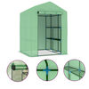 vidaXL Greenhouse Green Polyethylene mesh fabric Large Shelving
