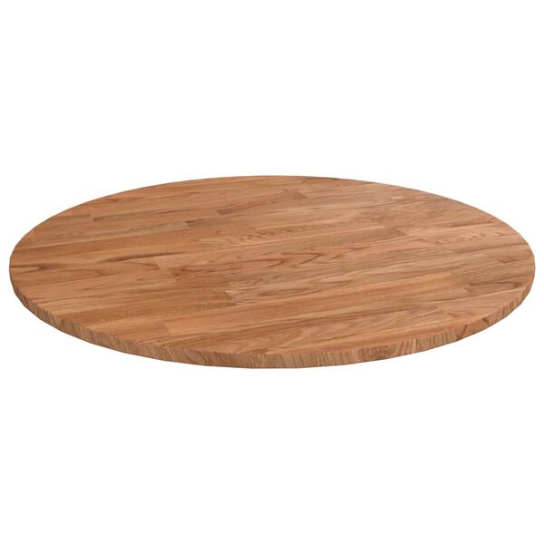 vidaXL Table Top Light brown Solid Oak Wood 15.7 in Tough Table Top