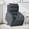 vidaXL Stand Up Massage Recliner Chair Dark gray