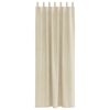 vidaXL Blackout Curtains 2 pcs Cream 55.12 x 88.58 in Velvet