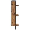 vidaXL Wall Shelf Old Wood 11.81 x 9.84 x 39.37 in Engineered Wood