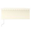 vidaXL Retractable Awning Cream
