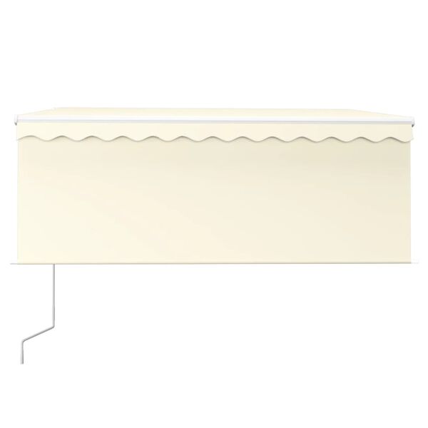 vidaXL Retractable Awning Cream