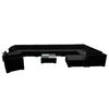 vidaXL Patio Lounge Set of 12 Black