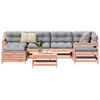 vidaXL Garden Sofa Set Reddish-brown Solid Douglas Fir Wood Large
