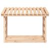 vidaXL Firewood Rack 42.5x25.4x30.7" Solid Wood Pine