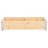 vidaXL Pallet Collar 39.4"x59.1" Solid Pine Wood