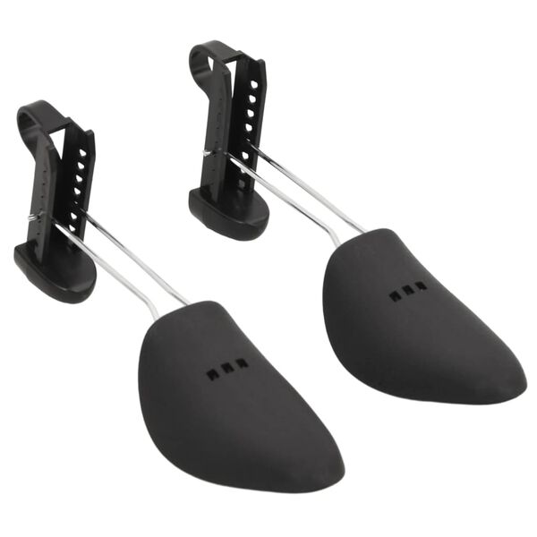 vidaXL Shoe Trees 5 Pairs Black EU 35-38 Plastic