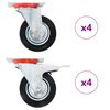 vidaXL 8 pcs Swivel Casters 3.94 " (2x143457)