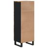vidaXL Highboard Honey brown and black Solid mango wood and iron Highboard