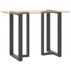 vidaXL Bar Table Leg Anthracite Powder-coated steel Standard leg size