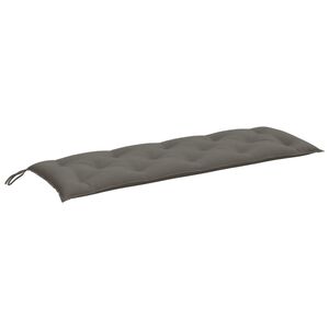vidaXL Garden Bench Cushion Melange dark grey 100% polyester