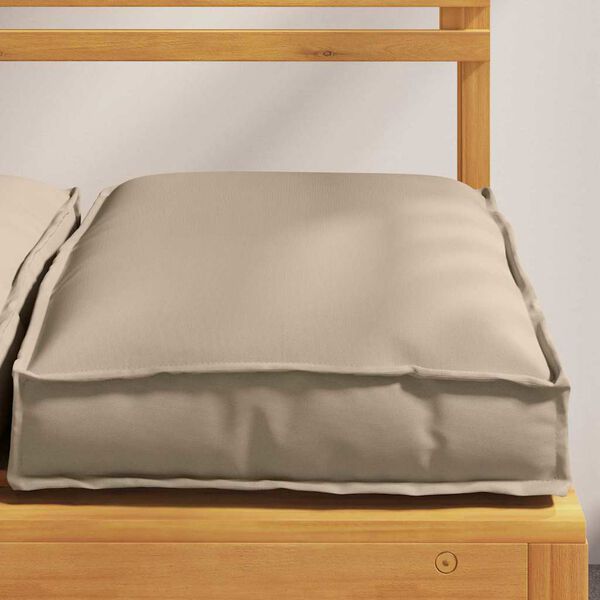 vidaXL Pallet Cushion for suitable for Seat 4 pcs Taupe 40 x 40 x 8 cm