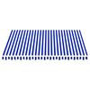 vidaXL Replacement Awning Fabric Blue and White