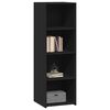 vidaXL Highboard Black Engineered wood Large Storage Highboard