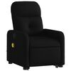 vidaXL Stand Up Massage Recliner Chair Black Fabric, metal, plywood