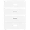 vidaXL Sideboard White Engineered wood Medium Sideboard Rectangular