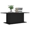 vidaXL Coffee Table Black Engineered wood 40.2 x 21.9 x 15.7 in Durable