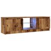 vidaXL TV Cabinet old wood 47.2" x 11.8" x 14" Engineered wood