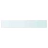 vidaXL Glass Panel Clear Tempered glass 31.5 x 4.7 in Glass surface