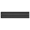 vidaXL Wall Shelf Black Stainless steel with black finish Wall mounting