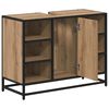 vidaXL Bathroom Cabinet with Door Artisan Oak 31.50 x 12.99 x 23.62 in