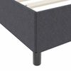 vidaXL Box Spring Bed Dark Grey 70.87 x 78.74 in Velvet