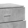 vidaXL Sideboard Concrete grey Engineered wood Medium Sideboard