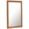 vidaXL Mirror 23.6"x35.4" Solid Oak Wood
