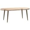 vidaXL Coffee Table Leg Natural Steel Powder-Coated Steel Standard