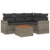 vidaXL Garden Sofa Set Grey