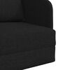 vidaXL Sofa Bed Black 25.59 x 31.50 x 32.68 in Velvet