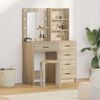 vidaXL Dressing Table 2 pcs Brown 50 x 41 x 135 cm Engineered wood