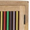 vidaXL Sideboard Natural Mango Wood Solid Mango Wood and Engineered Wood