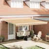 vidaXL Retractable Awning Retractable Multicolour 177.17 x 118.11 in