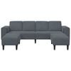 vidaXL Sofa Set Dark gray Velvet
