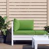 vidaXL Pallet Cushion Melange Green 100% Polyester Standard Durable