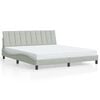 vidaXL Bed Frame Light Grey