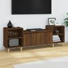 vidaXL TV Cabinet Brown Oak Engineered wood Large Storage TV Cabinet