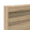 vidaXL Storage Headboard Sonoma Oak 47.24 in Engineered Wood