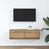 vidaXL TV Cabinet Artisan oak Engineered wood Compact TV Cabinet
