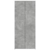 vidaXL Highboard Concrete Gray 31.5"x16.7"x72.8" Engineered Wood