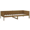 vidaXL Day Bed Honey brown Solid pine wood Twin
