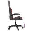 vidaXL Gaming Chair Black and Wine Red Faux Leather