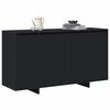 vidaXL Sideboard Black 53.15 x 16.14 x 29.53 in Engineered Wood