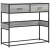 vidaXL Console Table Grey Sonoma Engineered wood Standard Console Table